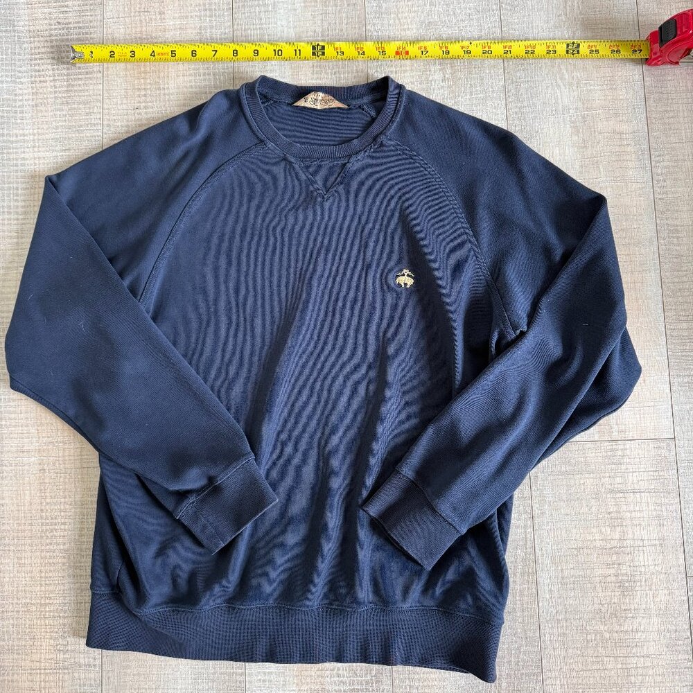 Brooks Brother Blue Crewneck Medium - Picture 3 of 3